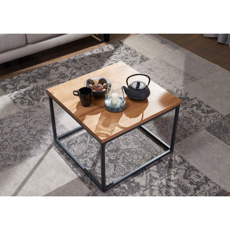 Villanders Solid Wood Frame Coffee Table, 43cm H x 60cm W x 60cm D
