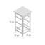 37cm W Solid Wood Kitchen Island-16784046-123097918