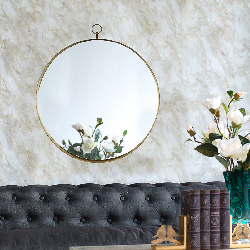 Miroir rond 24 po x 28 po, 28 po x 24 po