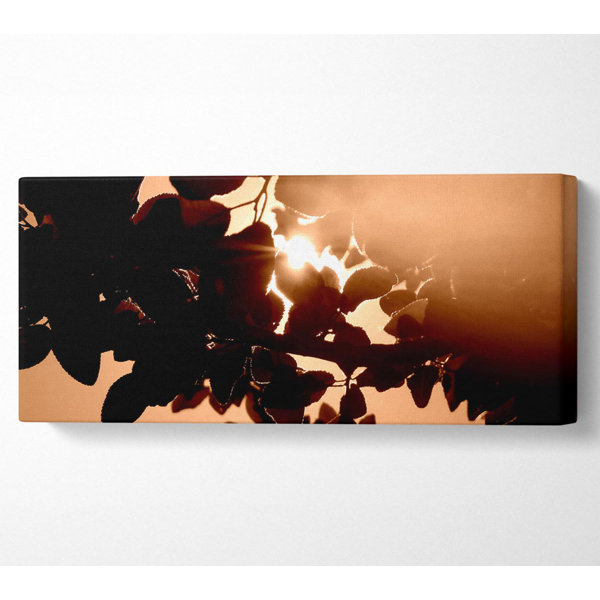 Ebern Designs Sunlight Through Leaves - Wrapped Canvas Print | Wayfair ...