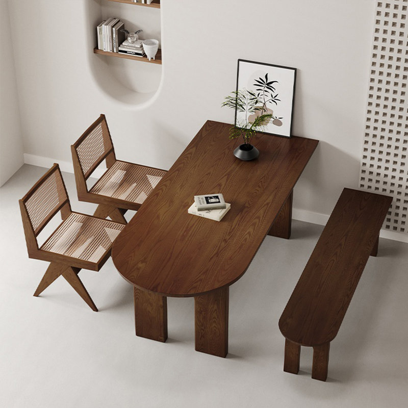 Ensemble de table Creative en bois massif, H 29,52 po x L 62,99 po x l 27,55 po