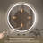 LED Bathroom Round Mirror with Light – Anti-Fog and Adjustable Color Lighting-650761466