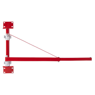 Heavy-Duty Electric Hoist Support Arm - 1320 Lbs Capacity Steel Swing Jib with 180° Swivel for Garage & Workshop