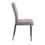 50cm H Polyester Blend Upholstered Metal Side Chair-579188684