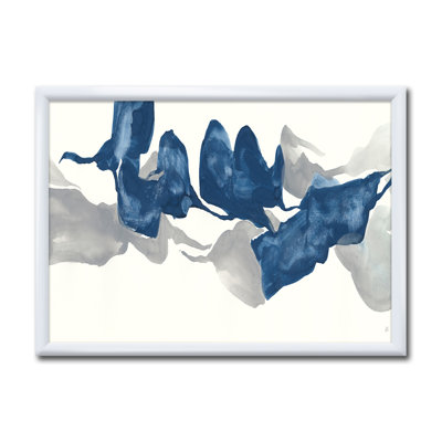 « gouache saphir on gray », reproduction d’art sur toile
