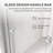 Royal 56 to 58 in. x 80 in. H Frameless  Double Sliding Shower Door with Two Finger Pulls in Chrome and 3/8 in. (10mm) Clear Glass-124535349-124535334