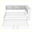 Lit de jour moderne en métal avec couchette, armoires de rangement et ports USB-2135028395