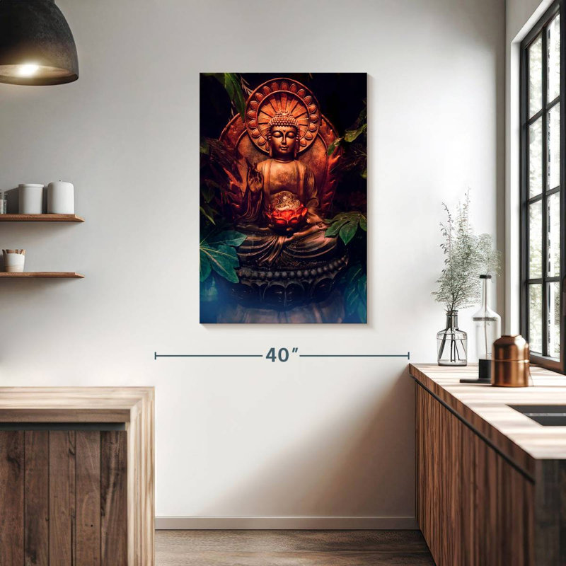 Statue de Bouddha Adella, H 39 po x l 26 po