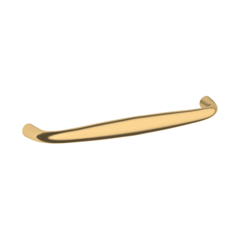 4401 Oval Pull, 6" CTC, Satin Brass