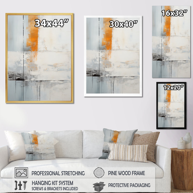 Simple Winter Landscape II, reproduction d'art sur toile, Toile tendue, H 32 po x l 24 po x P 1 po