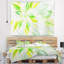 Tapisserie abstraite en forme de spirale vert clair-28496977