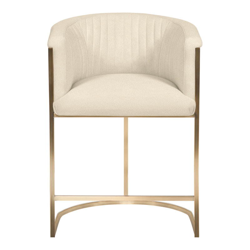 Tabouret de comptoir Skye Channel, Kimoni naturel
