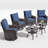 Imalai Wicker Patio Conversation Set with Cushions-2041874789