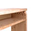 Console 59 po, table console rustique moderne, table d'entrée étroite, table de canapé en bois, table de couloir avec rangement, table console en bois naturel, table d'entrée avec tablette ouverte, console Farmhouse