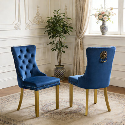 Chaises modernes avec anneau de traction tête de lion