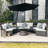 Billington 6 - Person Outdoor Steel Wicker Conversation Set - Gray