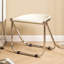 Chaise pliante transparente Artsy - tabouret créatif en acrylique pour la maison, le bureau et les loisirs, pliable empilable, matériau PC, couleurs vives, peut être utilisé comme changement de chaussures, habillage, tabouret de salle à manger, ancien