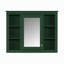 Armoire à pharmacie murale moderne avec miroir et 6 tablettes ouvertes (meuble-lavabo non inclus).-11304455