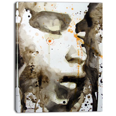 " Brown Illustrated Girl "