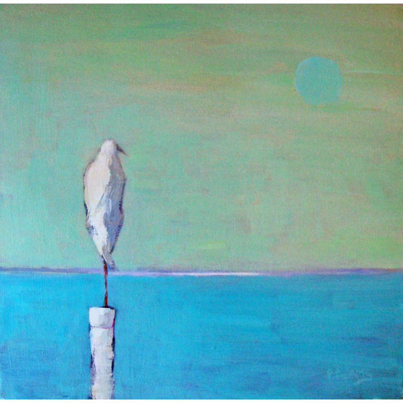 Solitary Bird Print by Phyllis Adams