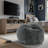 40 Inch Minky Gunmetal Memory Foam Lounger-765825267