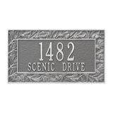 Pinecone 2-Line Wall Address Plaque