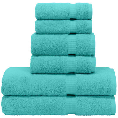 Ensemble de serviettes 6 pièces 100% coton