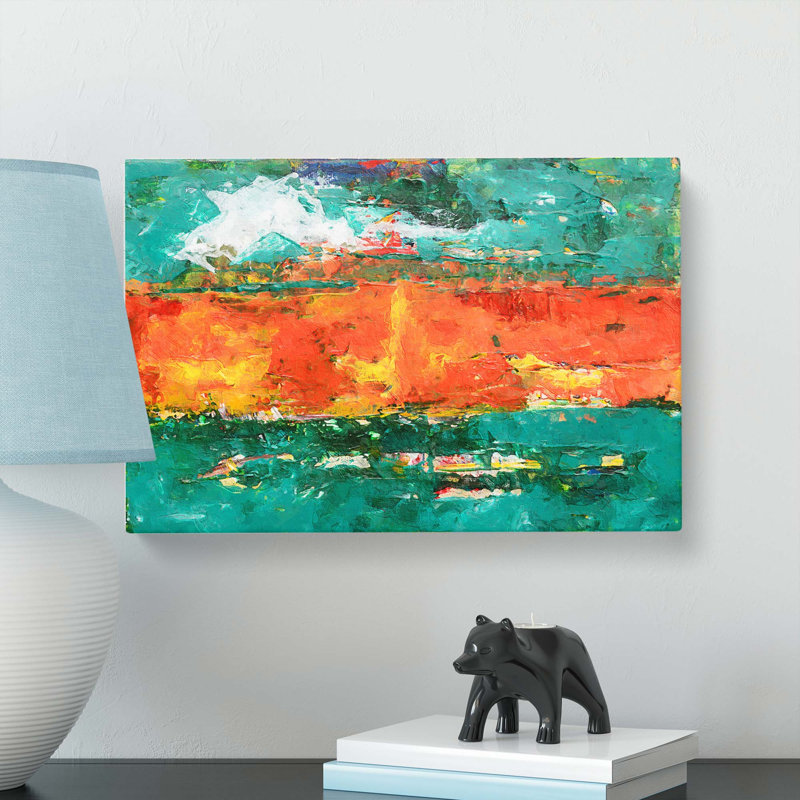 Abstract Art Painting Vol.413 by S.Johnson - Wrapped Canvas, 60cm H x 91cm W x 3cm D