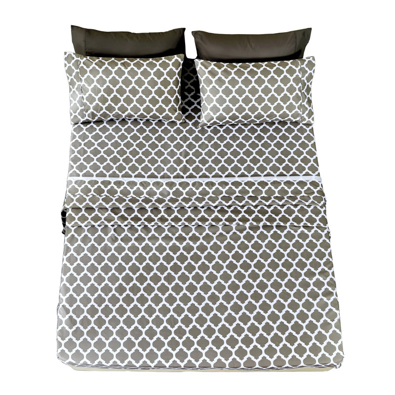  Ensemble de draps géométriques Premium, Simple