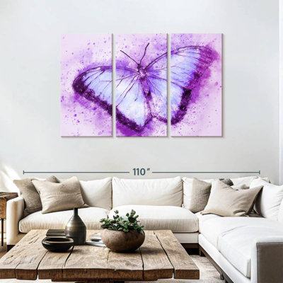 Purple On Purple Butterfly