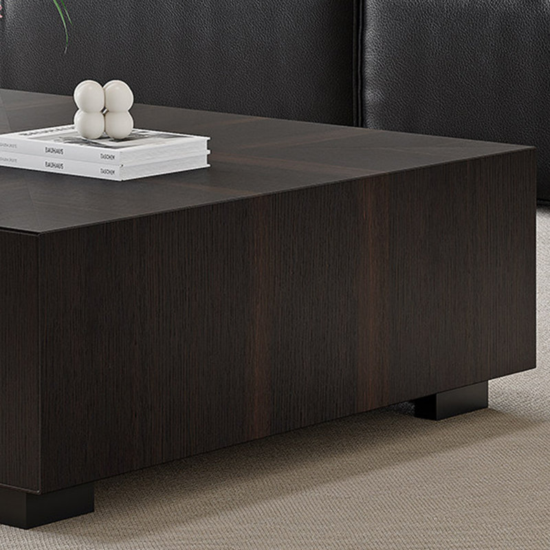 Italian minimalist square coffee table