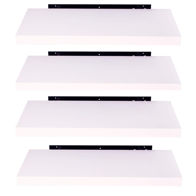 Geerts Picture Ledge Wall Shelf, White, 3.8cm H x 60cm W x 22.9cm D