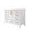 Freestanding 48" W x 35" H Solid Wood Bathroom Vanity With Carrara White Cultured Marble Countertop And Ceramic Single Sink,Oak-1077425660-1077425662