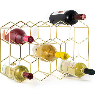 Countertop Wine Rack - 14 Bottle Freestanding
