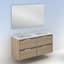 Jaymar Vanity & Mirror Set-1060279419