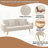 Pragathi 71.26'' Teddy Velvet Convertible Sofa Bed