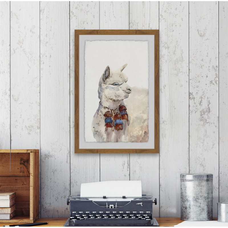 Wink - Single Picture Frame Painting, 46 cm H x 30 cm W