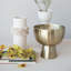 Ruffled Elegance Stoneware Vase