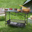 Table de camping d'extérieur rectangulaire L 45,3 po x l 21,7 po Nuhaa