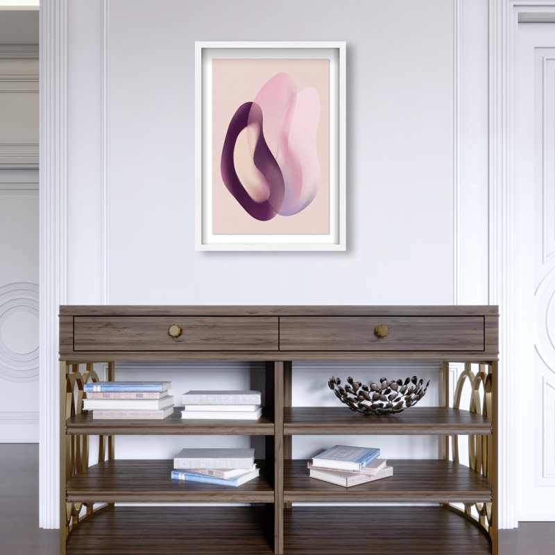 Soft Love Print by Oliver Gal, 25.5"H x 17.5"W, White Shadowbox