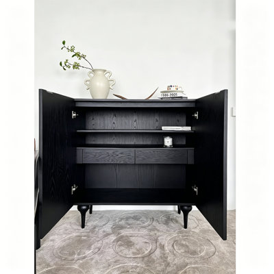 Armoire d'appoint noire Simple Home