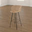 Deloris Counter Stool with Metal Frame