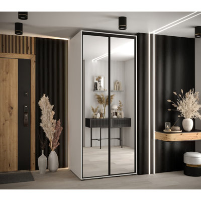 Camrynne 2 Door Manufactured Wood Wardrobe