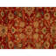 Tapis rouge et or noué à la main de haute qualité