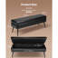 Banc de rangement avec repose-pieds et pieds en métal-2037556033