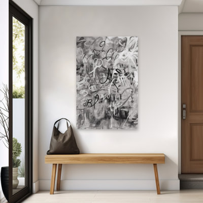 Graffiti contemporain et moderne liberté monochromatique