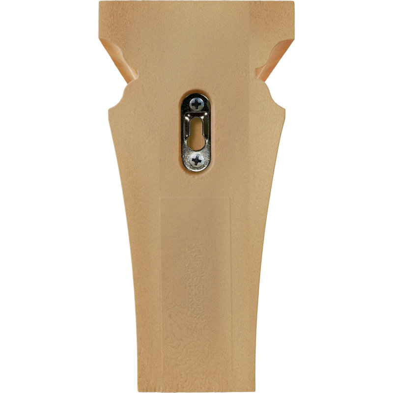 Corbeau Nevio, Chêne rouge, H 8 po x l 4 po x P 4,75 po
