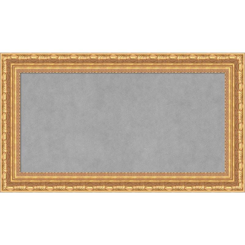Tableau d'organisation magnétique Versailles avec cadre doré, H 16 po x l 28 po