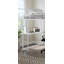 Lit mezzanine double de style contemporain avec deux échelles et structure en métal