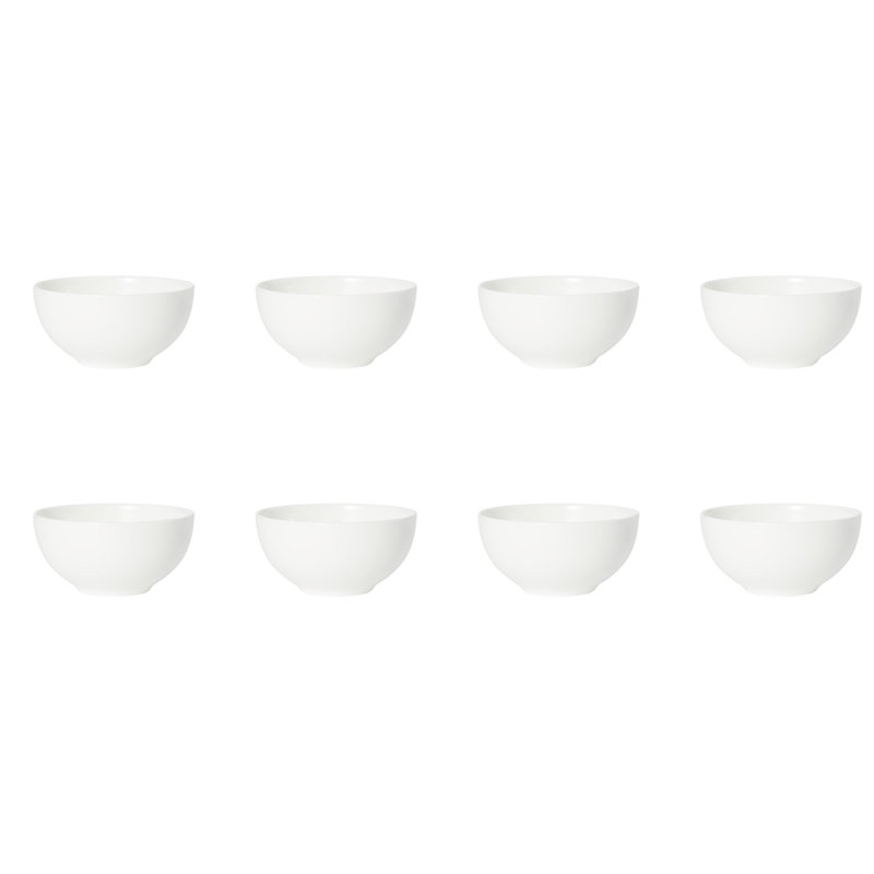 Delray 40-Piece Lightweight Chip-Resistant Bone China Dinnerware Set, Service for 8